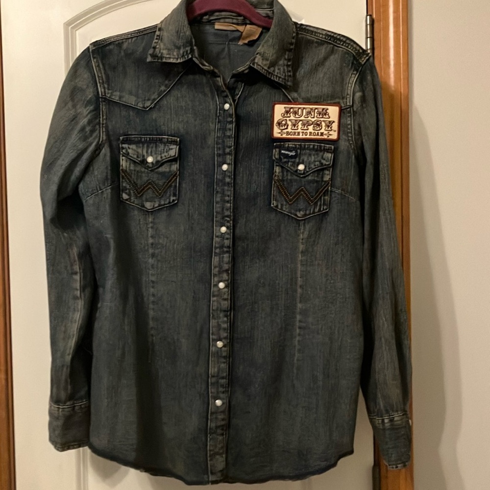 Junk Gypsy Wrangler Denim Snap Up Shirt